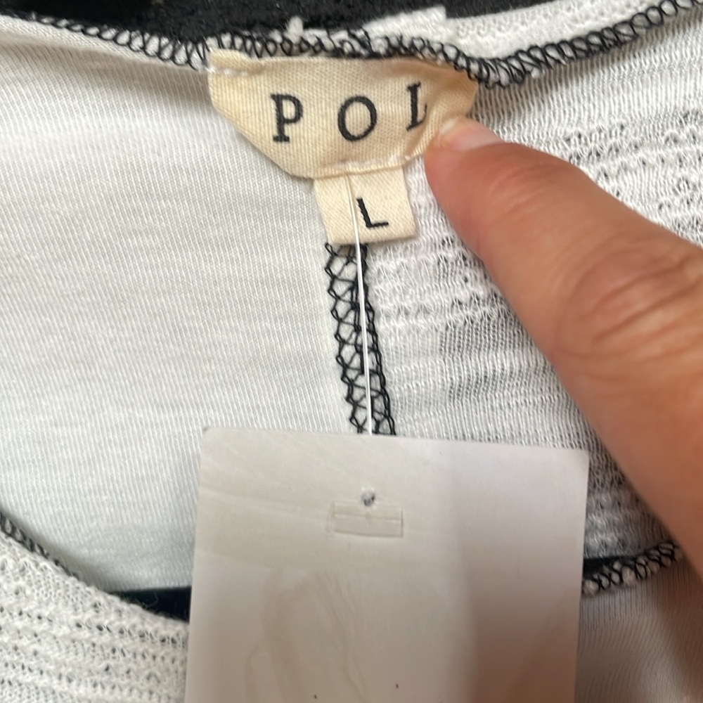 POL Button-Accent Muscle Tank - Picture 2 of 3